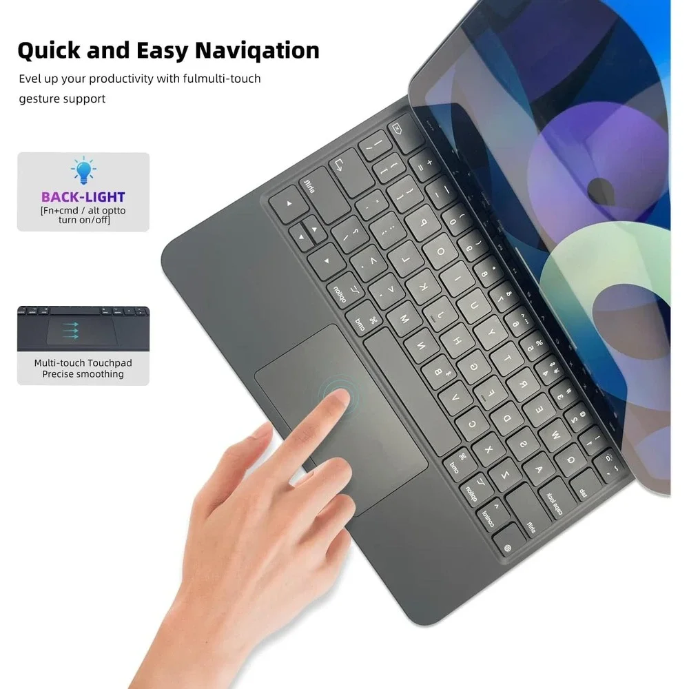 Kulee Magnetic Keyboard Case for iPad Pro 12.9